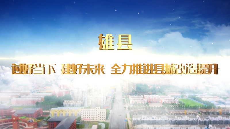 雄县：过好当下 建好未来 全力推进县城改造提升